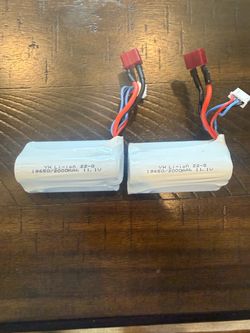 YH Li-ion 18650 RC vehicle 11.1V 2000mAh Battery Pack Pair