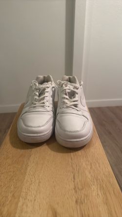 Nike Ebernon Low All White Sneakers