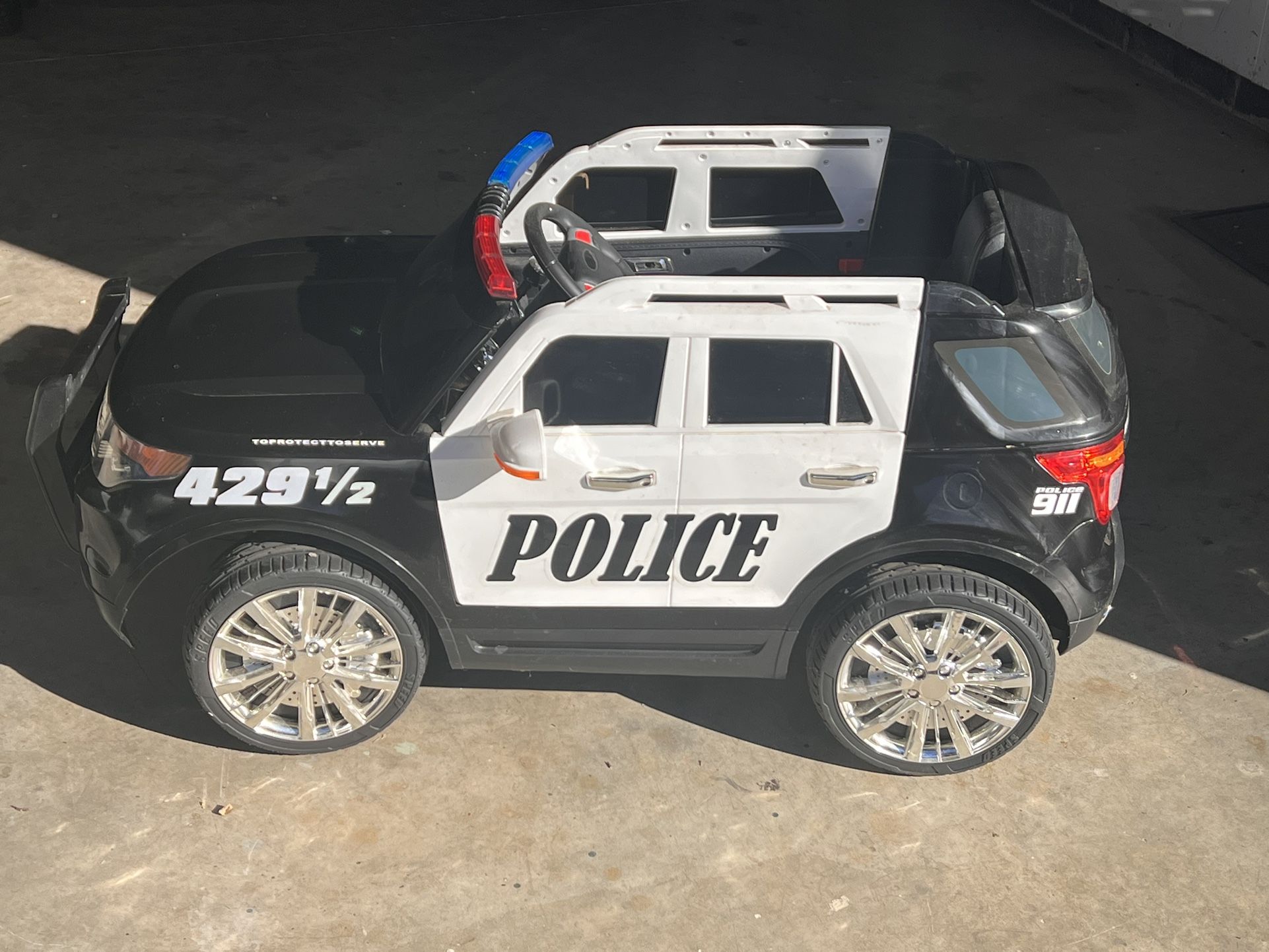 Kids Electric police SUV