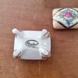 Miniature Porcelain Box, Perfect Condition , Great For Engagement Ring
