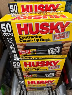 Husky 42-Gallon Contractor Clean-Up Bags 50-Count