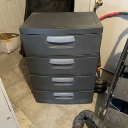 4-Drawer Storage Tower – Heavy Duty Plastic