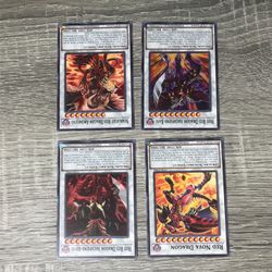 4 Card Yugio Lot For Sell!