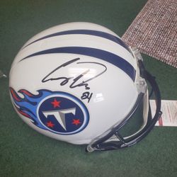 Corey Davis Replica Signed Full Size Helmet