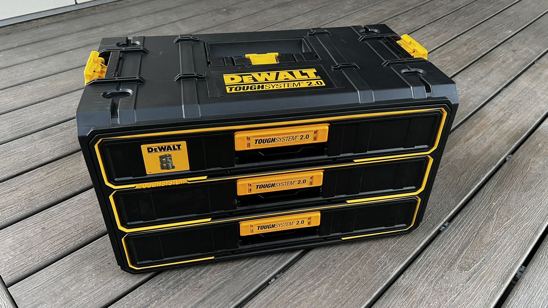 NEW DEWALT TOUGHSYSTEM 2.0 Tool Organizer and Storage 3 Drawers