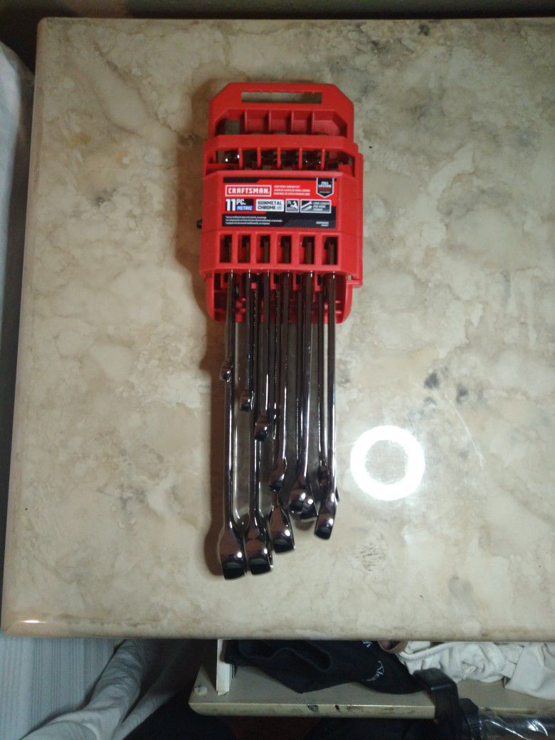 11pc Craftsman Metric Wrenches