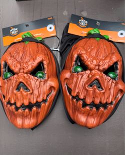 Halloween pumpkin mask