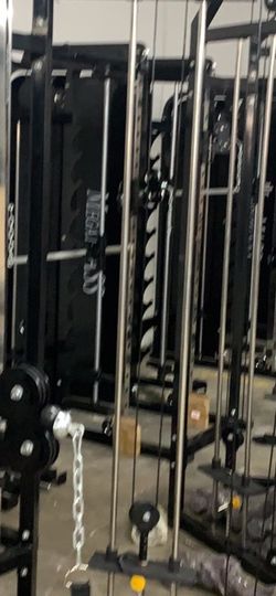 Home Gym Functional Trainer Dual Pulley ( 140lbs Weight Stack Each Side) 