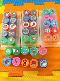 Christmas Themed Kids Stamp Set