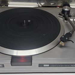 Vintage 80's Sansui FR-D25 Turntable Spin But Not Soundt 