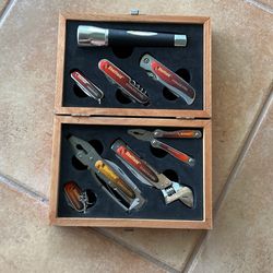 Sheffield Multi Tool Set In Wooden Box