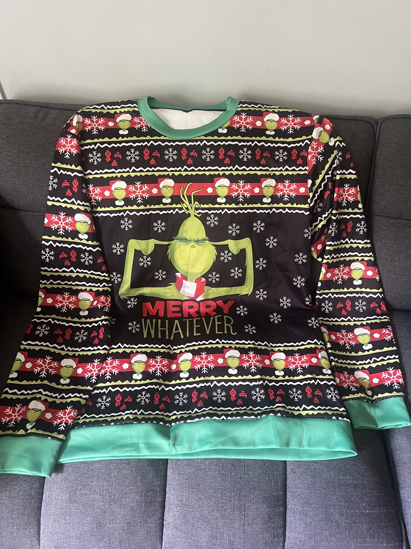 3XL Ugly Christmas Sweatshirt for Plus Size Christmas Sweater Unisex