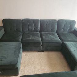 Sectional Couch With Ottomans