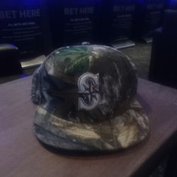 Seattle Mariners Baseball Hat Camo 