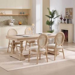 4 Rustic Dining Chairs BRAND NEW