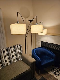 3 light floor lamp