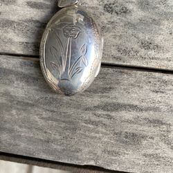 Sterling Locket Necklace 