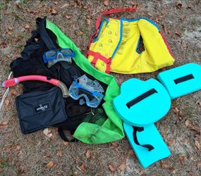 Assorted Water Gear &  bag