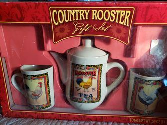 Rooster Tea Set