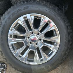 2025 OEM ORIGINAL TAKEOFFS GMC YUKON DENALI 20 INCH TIRES GOODYEAR ALL-TERRAIN 95 % $ 1299 