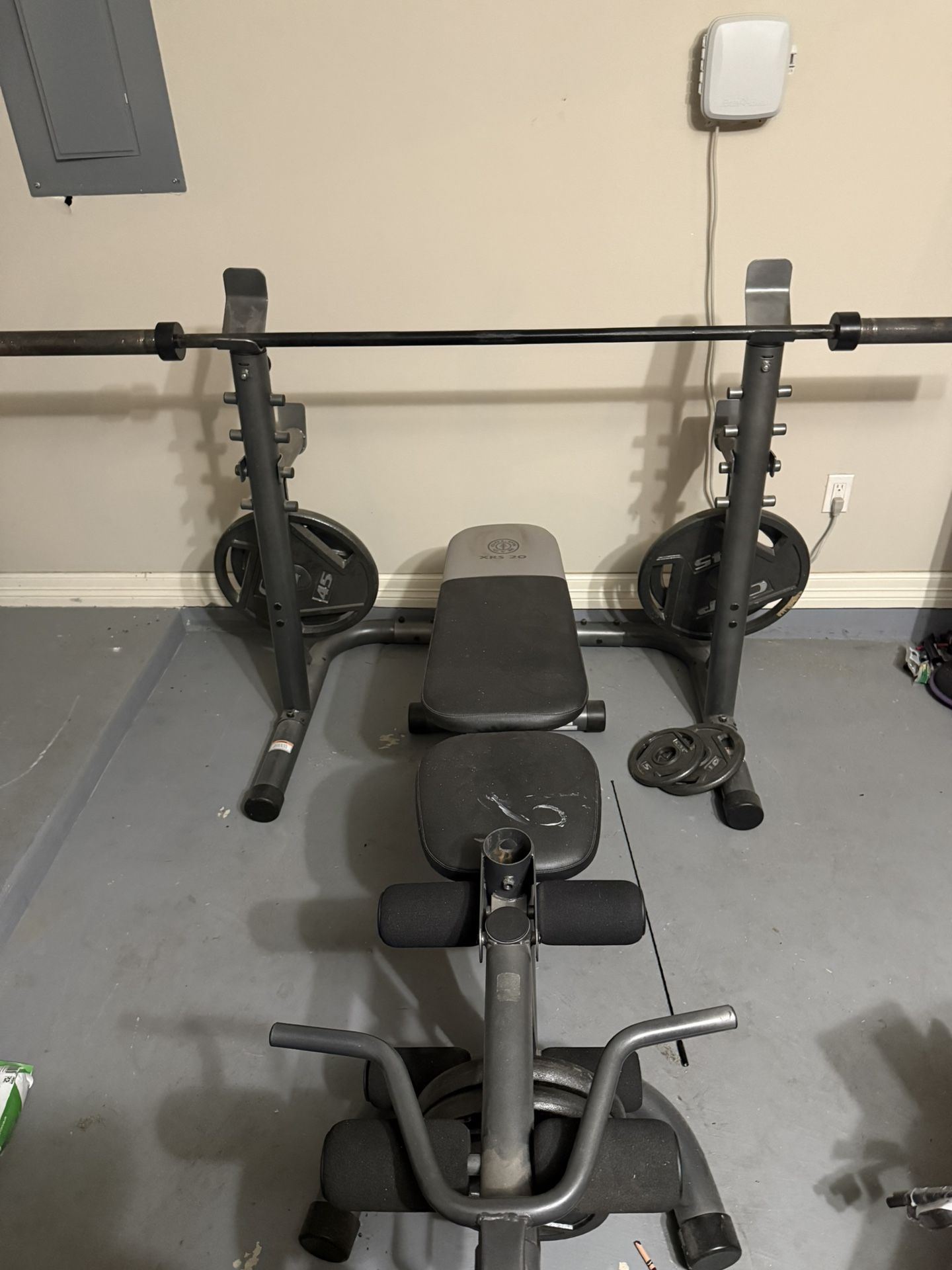 Olympic Size Bench & Weights