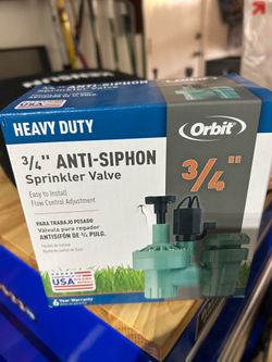 Orbit Anti Siphon Sprinkler Valve