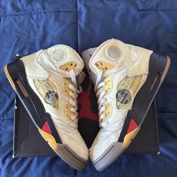 Jordan 5 Off White Sail Size 9