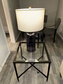 Table with lamp