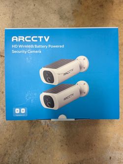 ARCCTV HD Wireless Battery Powered Security Camera 2-Pack