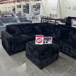 Brand New Sectional Sofa With Ottoman - New In Box 