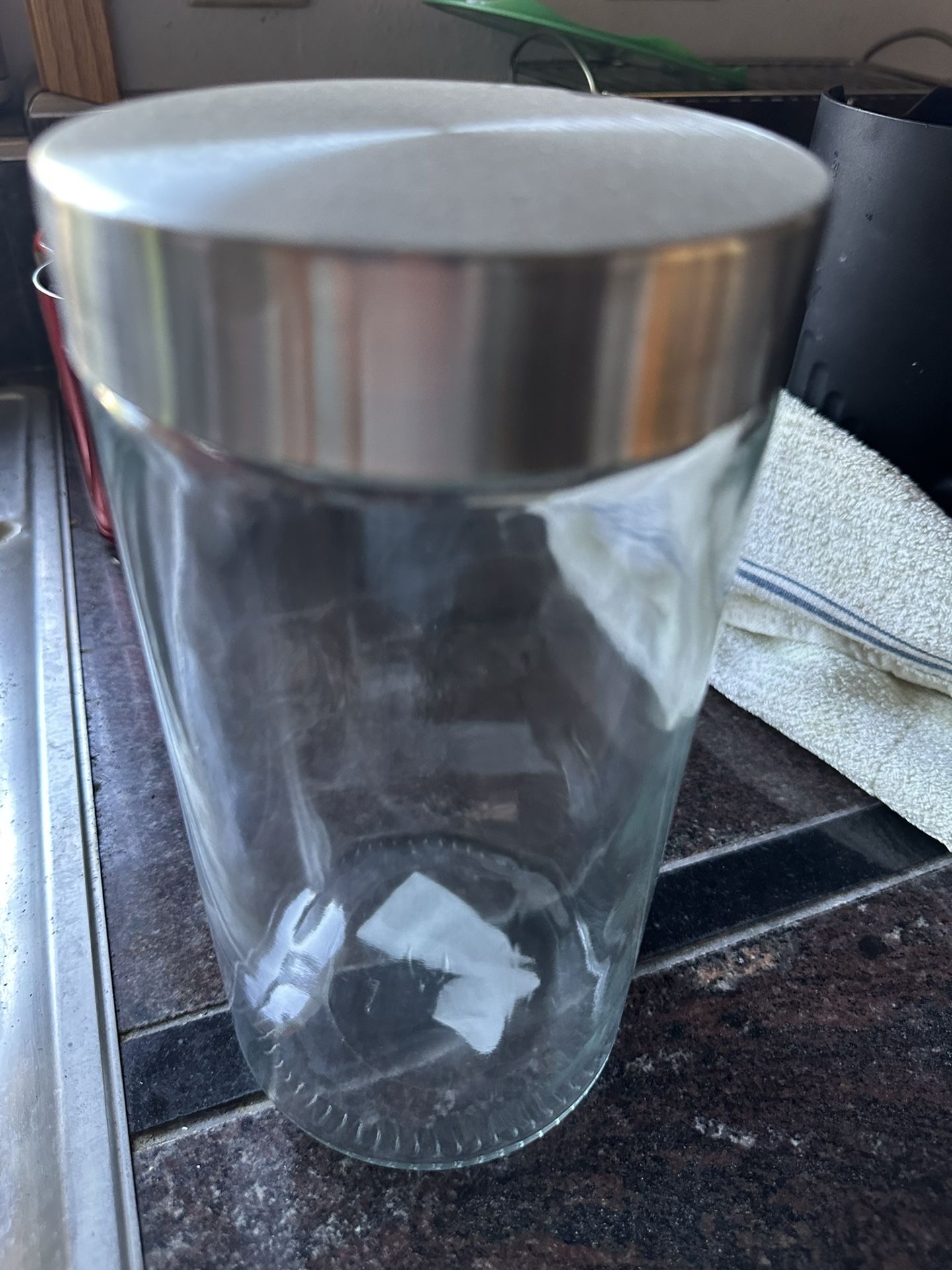 Free Glass Jar With Lid