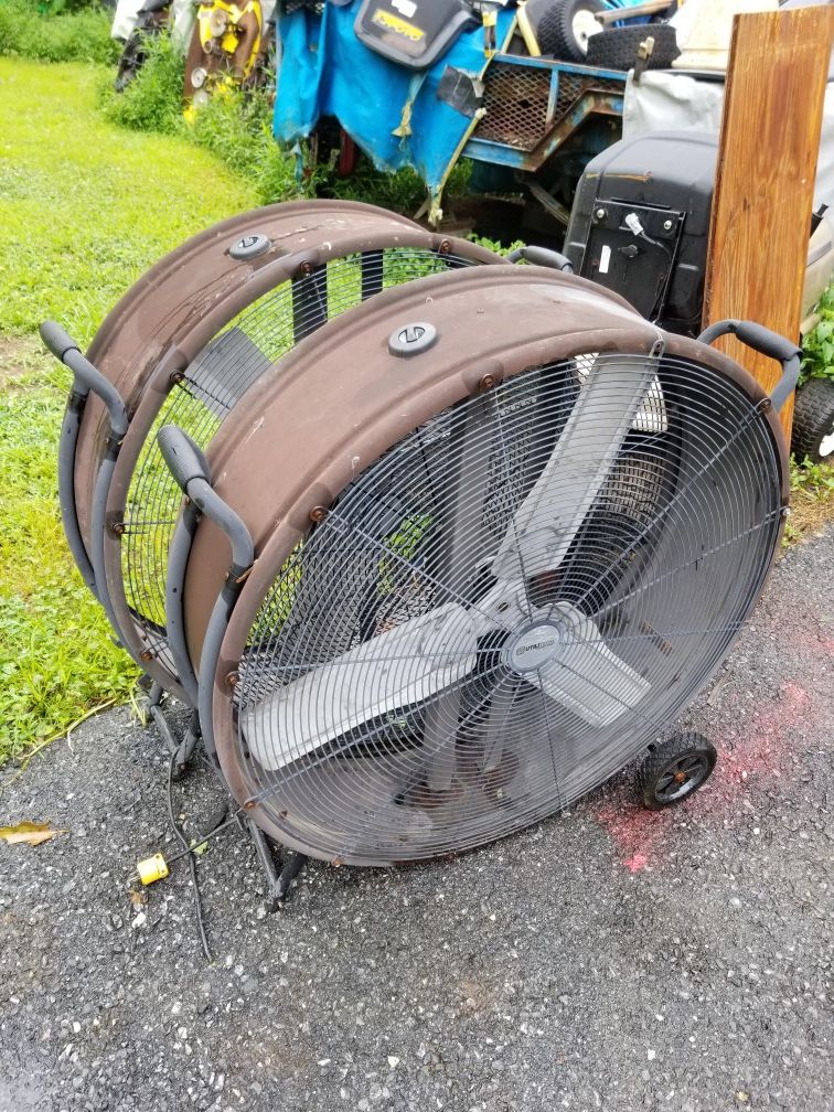 36" shop fan