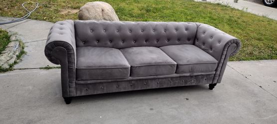 Velvet couch