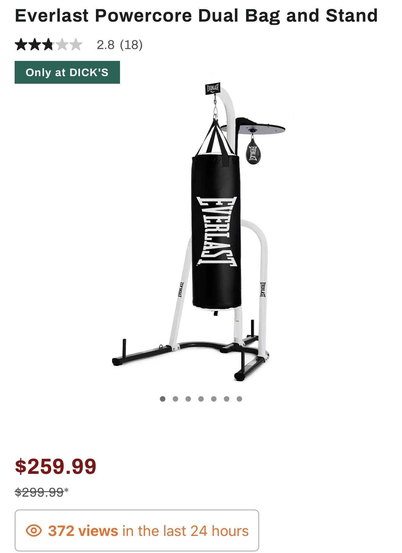 EVERLAST Heavy Bag & Stand