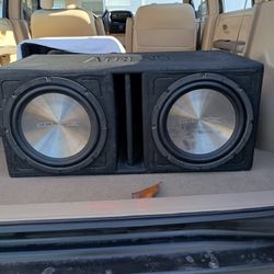 Fujitsu Ten 12" Subwoofers Ported
