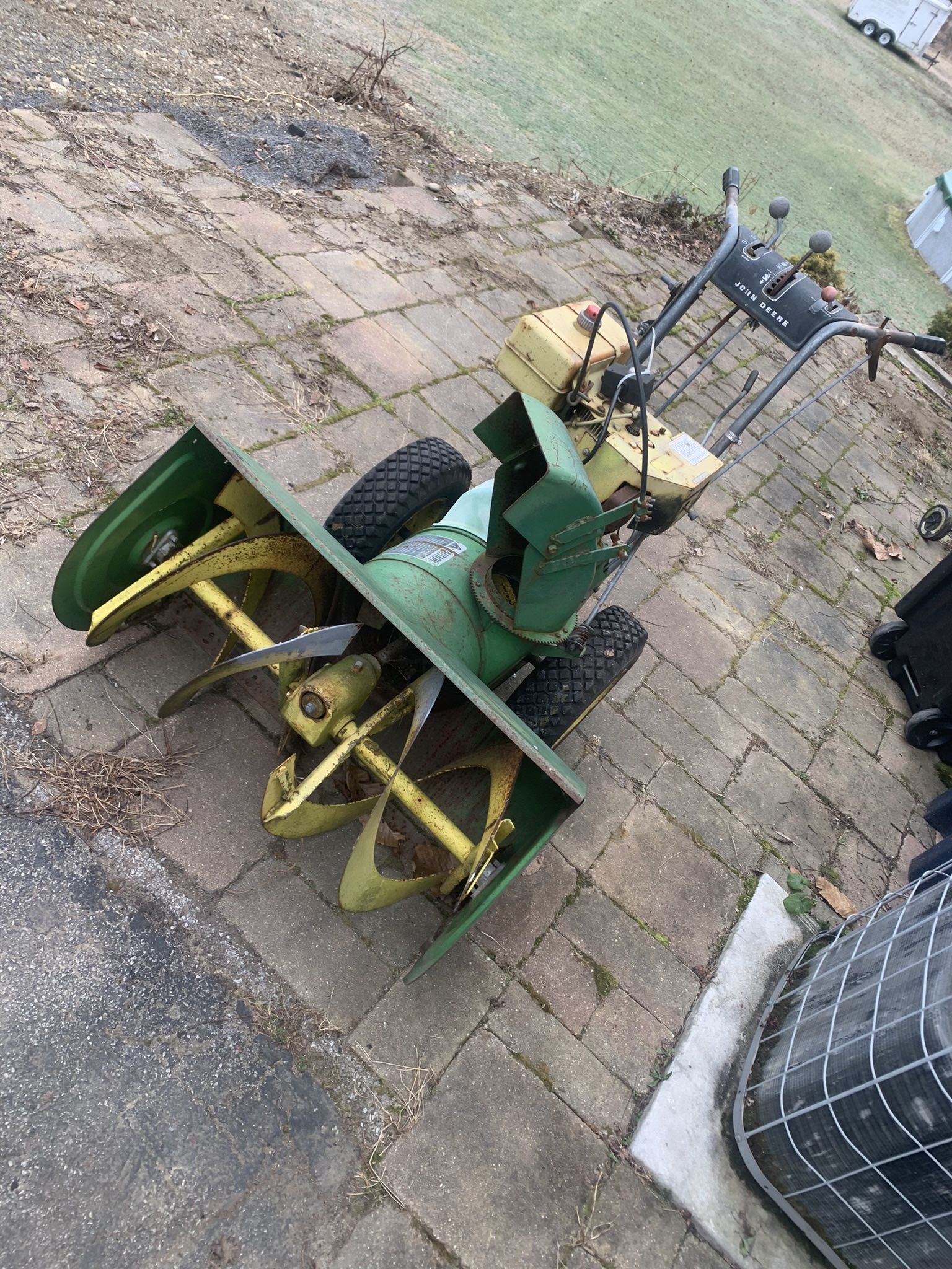 Older John Deere Snowblower
