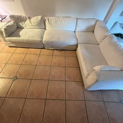 4 Piece Sectional Couch (washable) 