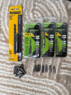 DeWalt & Greenlee Tap and Drill Bit Set
