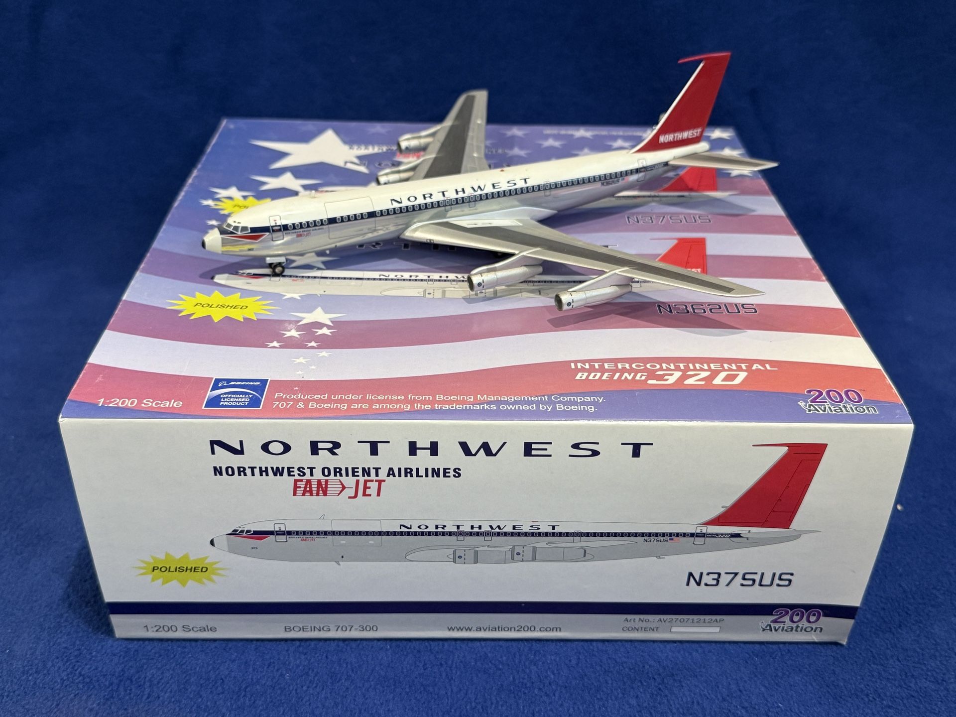 InFlight Die-cast Aircraft, Boeing 707-300