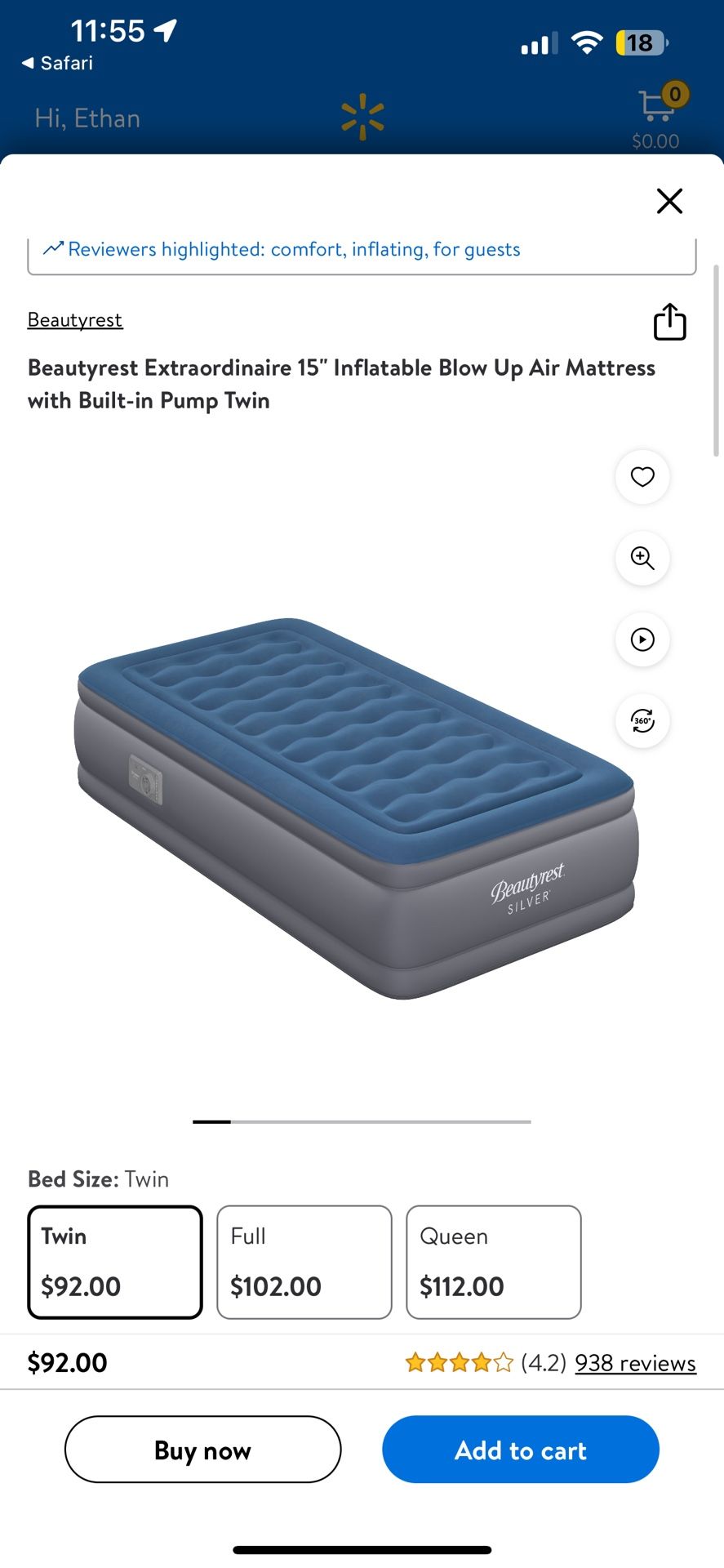 Twin Air Mattress