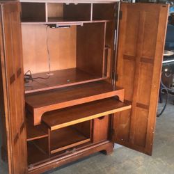 Desk In A Cabinet