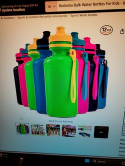 Bedding Bulk Water Bottles For Kids - Pack Of 12