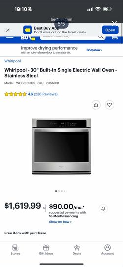 Whirlpool Kitchen Wall oven