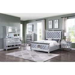 Fully Mirrored Bedroom Set On Sale Now! 