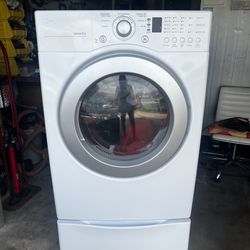 LG Electric Dryer with Pedestal