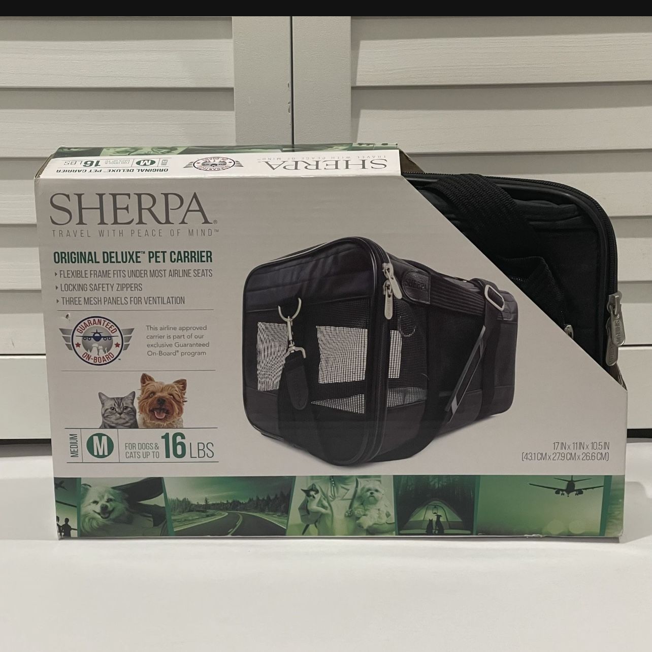 New Sherpa Medium Pet Carrier – Airline Approved (Retails $69)