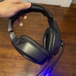Gaming Headset With LED Lights Adjustable