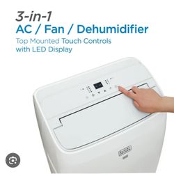 BLACK & DECKER  PORTABLE A.C/FAN/DEHUMIDIFIER