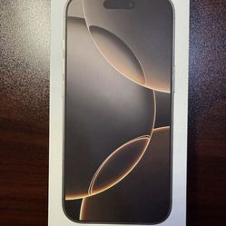 Apple iPhone 16 Pro Desert 256gb Tmobile Metro PCs Sprint Brand New Sealed 