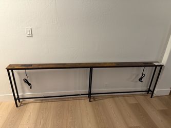 Extra long sofa table